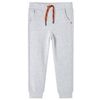 vidaXL Pantalon de surv&ecirc;tement pour enfants gris m&eacute;lang&eacute; 104