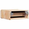 vidaXL Table de chevet Marron 39 x 34 x 16,5 cm Bois massif en pin