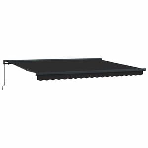 vidaXL Auvent r&eacute;tractable anthracite 4x3 m tissu et aluminium