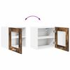 vidaXL Armoire suspendue Ch&ecirc;ne fum&eacute; 40 x 31 x 40 cm Bois d'ing&eacute;nierie