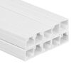 vidaXL Goulotte de c&acirc;ble 30x20 mm 10 m PVC