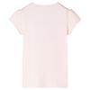 T-shirt pour enfants rose p&acirc;le 140