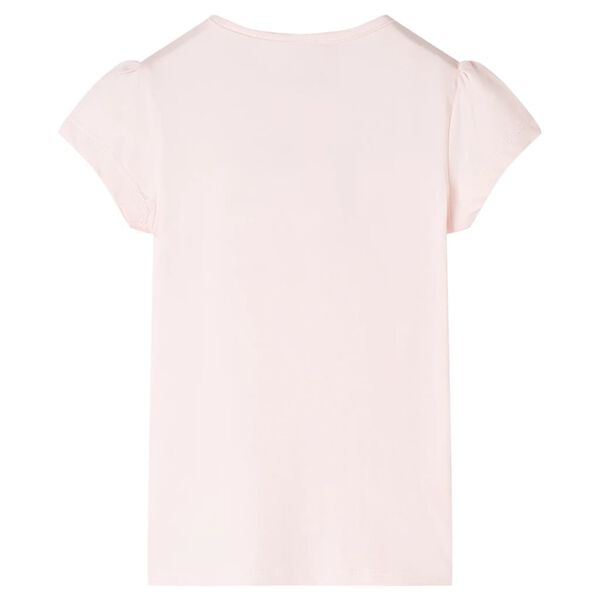T-shirt pour enfants rose p&acirc;le 140