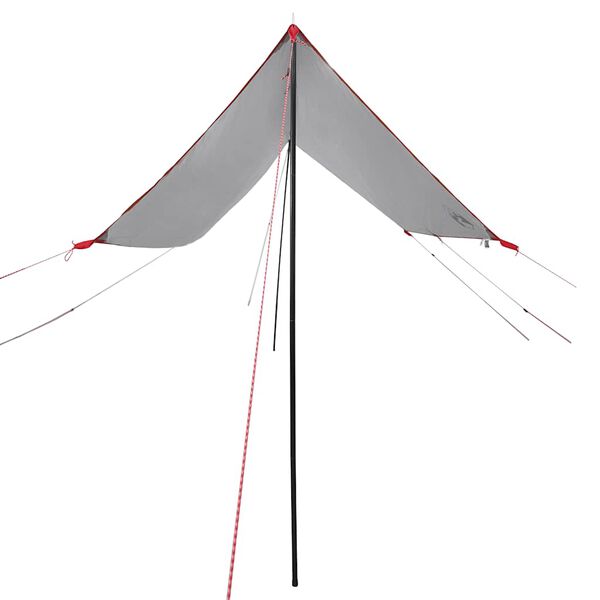 vidaXL Tente de voiture gris et orange imperm&eacute;able