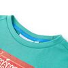 T-shirt pour enfants avec manches courtes menthe fonc&eacute; 92