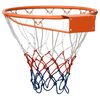 vidaXL Cerceau de basket Orange 39 cm Acier