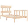 vidaXL Cadre de lit sans matelas 100x200 cm bois massif de pin