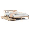 vidaXL Cadre de lit sans matelas 120x200 cm bois de pin massif