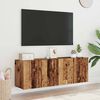 vidaXL Meubles TV muraux 2 pcs vieux bois 60x30x41 cm