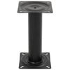 vidaXL Piédestal de siège de bateau noir 33 cm acier