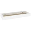 vidaXL &Eacute;tag&egrave;res murales Loggia 4 pcs Ch&ecirc;ne et blanc 40x15x4 cm MDF