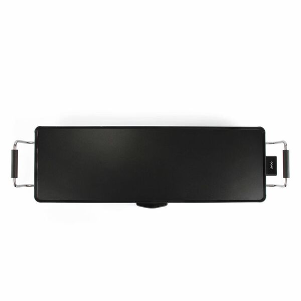 Livoo Gril de table Teppanyaki &eacute;lectrique 90x23 cm 1800 W Noir
