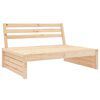 vidaXL Salon de jardin 4 pcs bois massif de pin