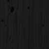 vidaXL Banc d'entr&eacute;e Noir 110x40x60 cm Bois de pin massif