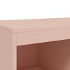 vidaXL Buffet haut rose 68x39x111,5 cm acier
