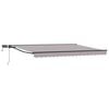 vidaXL Cadre de store manuel avec LEDs 4,5 &times; 3,5 m