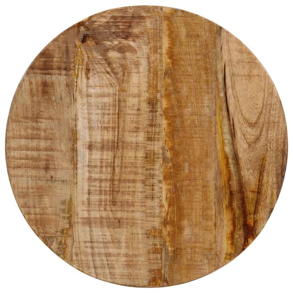 vidaXL Table basse 35x35x45 cm bois de manguier solide et fer