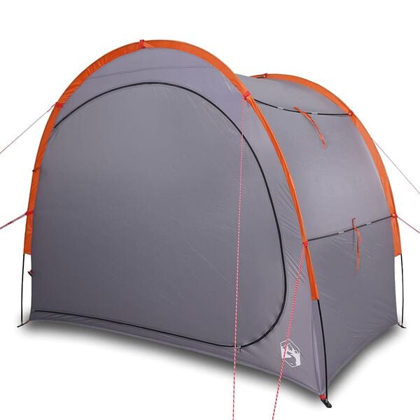 vidaXL Tente de rangement gris et orange imperméable