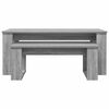 vidaXL Ensemble de tables basses 2 pcs Gris Sonoma Bois d'ing&eacute;nierie