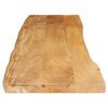 vidaXL Dessus de table 160x40x3,8 cm bord vivant bois massif manguier