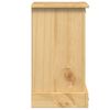 vidaXL Table de chevet Corona 35x32,5x58 cm bois de pin massif