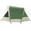 vidaXL Tente de cabine familiale 6 personnes vert imperm&eacute;able