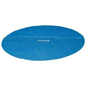 Intex Couverture solaire de piscine bleu 538 cm poly&eacute;thyl&egrave;ne