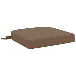 vidaXL Coussin de si&egrave;ge en 1 pi&egrave;ce SOEST 100 % polyester Taupe