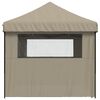 vidaXL Tente de f&ecirc;te Taupe 292 x 580 x 315 cm Tissu Oxford