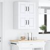 vidaXL Armoire de cuisine avec &eacute;tag&egrave;re 2 pcs Blanc 60 x 31 x 40 cm