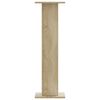 vidaXL Supports de haut-parleurs 2 pcs ch&ecirc;ne sonoma bois d'ing&eacute;nierie