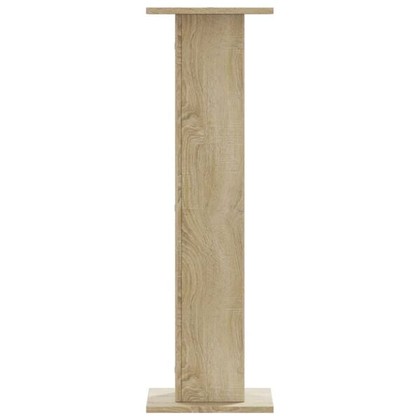 vidaXL Supports de haut-parleurs 2 pcs ch&ecirc;ne sonoma bois d'ing&eacute;nierie
