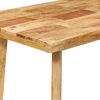 vidaXL Table à dîner Naturel 100 x 55 x 75 cm Bois de mangue massif