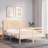 vidaXL Cadre de lit sans matelas 120x200 cm bois massif