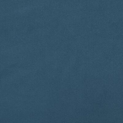 vidaXL Matelas de lit à ressorts ensachés Bleu foncé 100x200x20 cm