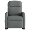 vidaXL Fauteuil inclinable &eacute;lectrique gris fonc&eacute; tissu