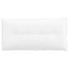 vidaXL Coussin de Dos Blanc 100 x 19 x 50 cm tissu