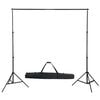 vidaXL Kit de studio photo avec éclairage toile de fond et réflecteur