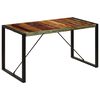 vidaXL Table à manger 140x70x75 cm Bois de récupération massif