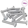 vidaXL Vis &agrave; T&ecirc;te Bloqu&eacute;e 2514 pcs Argent&eacute; Acier