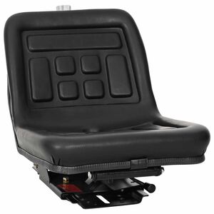 vidaXL Si&egrave;ge de tracteur avec suspension Noir 39,5 x 52 x 43 cm