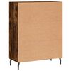 vidaXL Buffet ch&ecirc;ne fum&eacute; 69,5x34x90 cm bois d'ing&eacute;nierie