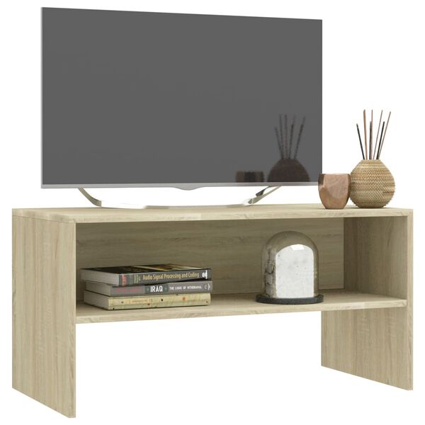 vidaXL Meuble TV Chêne sonoma 80x40x40 cm Bois d’ingénierie