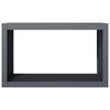 vidaXL Portant de bois de chauffage anthracite 100x40x60 cm acier