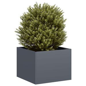 vidaXL Jardini&egrave;re anthracite 40x40x30 cm acier