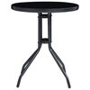 vidaXL Ensemble de bistrot 3 pcs noir et anthracite