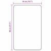 vidaXL Tapis de bain antid&eacute;rapant Violet 50 x 80 cm PP