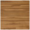 vidaXL Plateau de table 80 x 80 x 3,5 cm Carr&eacute; Bois de teck massif
