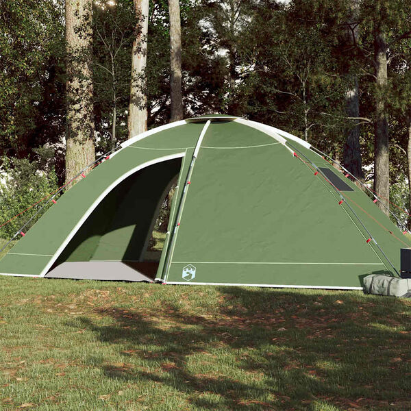 vidaXL Tente de camping 8 personnes vert imperm&eacute;able