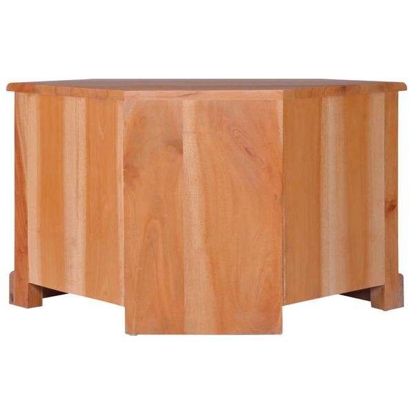 vidaXL Meuble TV d'angle 80x40x49 cm Bois massif d'acajou